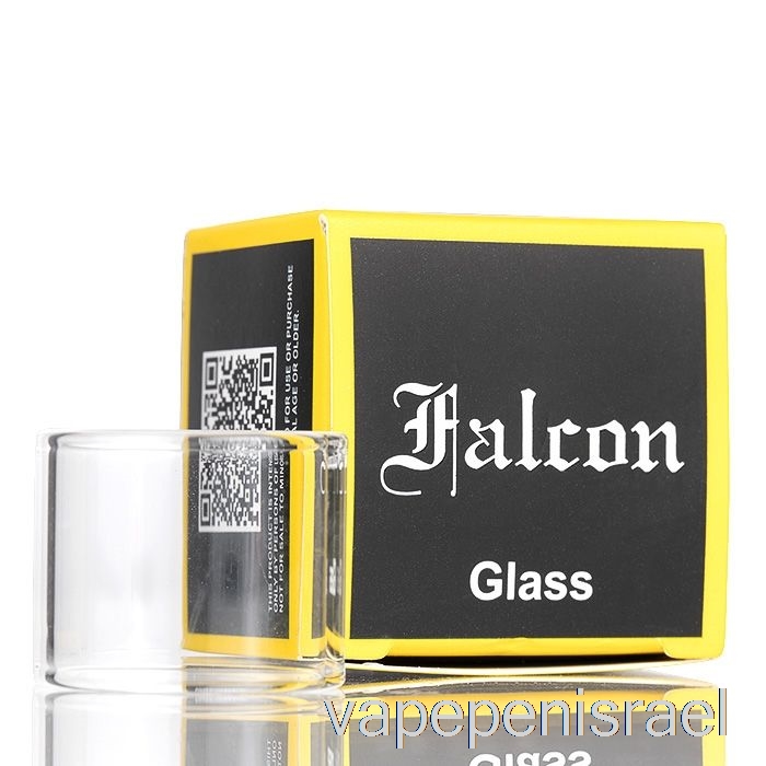 חד פעמי Vape Israel Horizon Falcon / Resin Artisan זכוכית החלפת זכוכית ישרה שקופה - 5 מ"ל